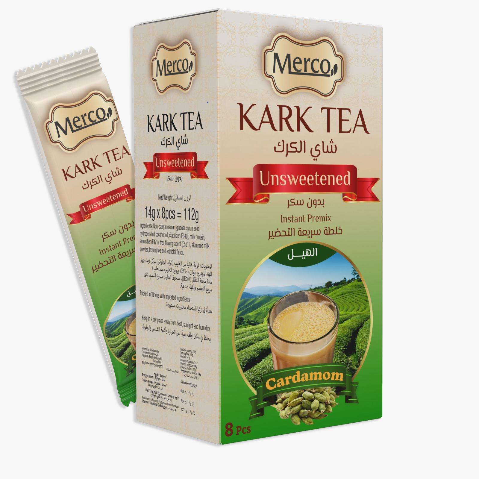 Kark Tea Unsweetened Cardamom 8 pcs